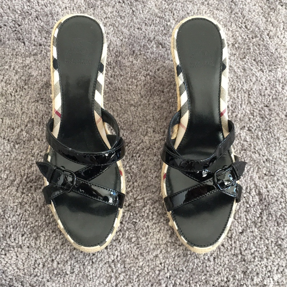 BURBERRY Wedge Sandals